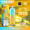 Crystal Prime 7000 Puff Disposable Vape Kit-Box of 10