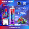 Crystal Prime 7000 Puff Disposable Vape Kit-Box of 10