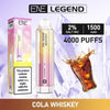 ENE Crystal Legend 4000 Disposable Puff Bar Device-Box of 10