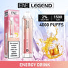 ENE Crystal Legend 4000 Disposable Puff Bar Device-Box of 10