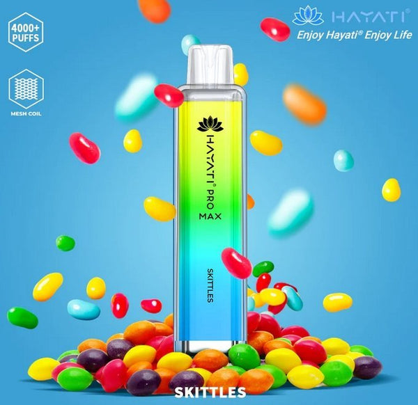 Hayati Pro Max 4000 Disposable Vape Box of 10 - Skittles