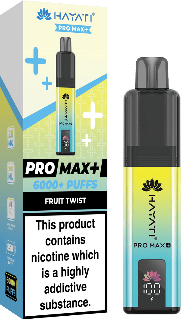 Hayati Pro Max Plus 6000 Vape Box of 5 - Flavour Fruit Twist